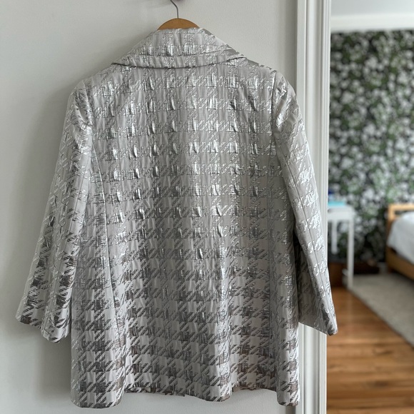 *J.Crew Collection* RARE Galassia houndstooth blazer size 4 - Picture 6 of 6